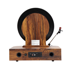 2025 nhà sản xuất bán buôn độc đáo dọc gramophone bàn xoay Vinyl ghi lại máy nghe nhạc với BT - Product Image 4