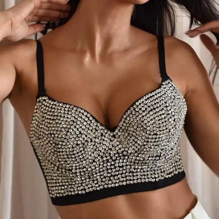 stonefans sexy crystal bra jewelry for