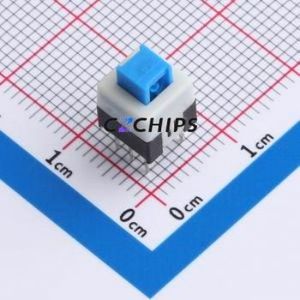KFC707075-W <b>Push</b> <b>Button</b> <b>Switch</b> DIP-6P,7x7mm <b>Switch</b> Double Pole Double Throw No Lock Square <b>Button</b> Through Hole - Product Image 1