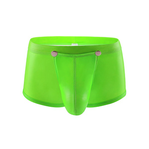 Nuovi <span class=keywords><strong>Slip</strong></span> da <span class=keywords><strong>Uomo</strong></span> in <span class=keywords><strong>Pelle</strong></span> a Vita Bassa con Apertura Frontale e Dettagli Traforati - Product Image 5