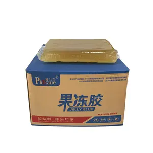 Manufacturer Non-toxic Rigid Cell Phone Box Jelly Shaped Protein Animal Glue for Wine Case Gluing Machine HF508