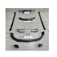 Kits aérodynamiques en fibre de carbone véritable pour Mercedes W218 CLS63 2016, lèvre de séparateur avant, diffuseur arrière, jupe latérale, spoiler