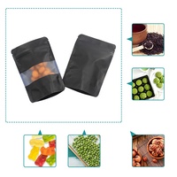 Sacs d'emballage de fruits secs en plastique personnalisés, sacs de vente de chaleur, sacs de poche debout, feuille d'aluminium avec vision transparente