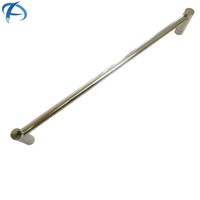 Poignée de porte de douche tubulaire à levier long en acier inoxydable de haute qualité, poignée de tirage pour porte en verre Austin, quincaillerie de salle de bain
