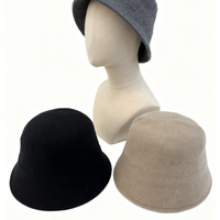 Elegante Sombrero de Invierno Estilo Vintage para Mujer, Sombrero de Lana Grueso y Cálido, Estilo Cloche, Fedora, Bucket, Sombrero de Sauna