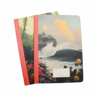 Ensemble de carnets à couverture en papier écologique, reliés par ficelle, formats A4/A5/A6, pages vierges, s'ouvrant à plat, pour journalisation personnalisée – Nouveauté populaire et unique