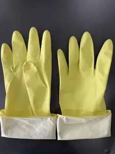 Beautiful Household Latex Gloves Are Sturdy And Versatile For Re-use