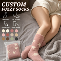 Chaussettes d'hiver élastiques en coton, douces et épaisses, pour l'intérieur, mode athlétique, vente en gros, chaussettes pour femmes, logo personnalisé, confortables, chaudes, pour la maison