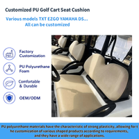 Coussin inférieur et avant pour siège de voiturette de golf Club Car Tempo & Precedent KY-1 en mousse PU