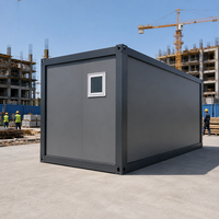 Maison conteneur CE 20 pieds en kit pour chantier de construction, prix usine avec salle de bain