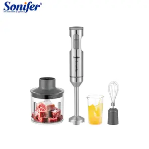 Sonifer SF-8136 wholesale cheap home 800w 3 in 1 egg whisk electric stick hand blender with chopper