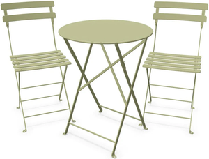 Modern multi color Folding Metal Garden <b>Table</b> Set <b>Outdoor</b> Dining Furniture for Balcony Cafe Use 4 Seater 3 Year Warranty UP-CF09 - Product Image 5