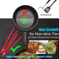 Pinces alimentaires en silicone monobloc entièrement enveloppées pour pain, sushi, barbecue, résistantes aux hautes températures, pour service en libre-service, steak, ustensiles de cuisine en silicone