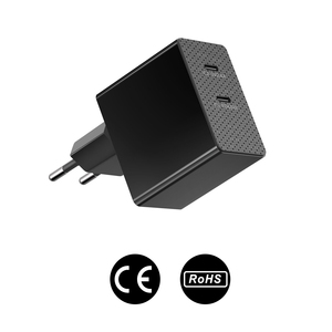 <span class=keywords><strong>Chargeur</strong></span> rapide GaN 77W avec ports double USB-C PD65W + QC 12W certifié CE ROHS pour les ordinateurs portables Chromebooks Notebooks Tablet PC Phones - Product Image 5