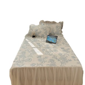 Korean Style Cooling Ice Silk <b>Bed</b> Mat 1.5m 1.8m Machine Washable Summer Air Conditioning Soft Mattress <b>Pad</b> - Product Image 4