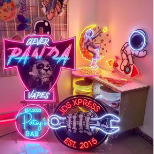 Enseigne au néon LED personnalisée de style rétro vintage pour la décoration de la grotte du <span class=keywords><strong>homme</strong></span>, du garage et du bar industriel - Product Image 3