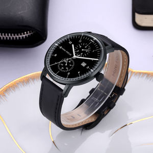 นาฬิกาข้อมือควอตซ์ผู้ชาย Mini Focus MF0052G MF 0052 สายหนังแฟชั่น โครโนกราฟ กันน้ำ สำหรับผู้ชาย Reloj De Hombre - Product Image 2