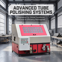 Machine automatique de dérouillage, de tréfilage, de meulage et de polissage de tubes carrés, moteur 4kW pour aluminium/acier au carbone/acier inoxydable