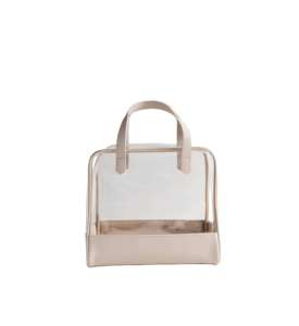 Bolsa de Maquillaje Transparente de PVC y PU Personalizada con Logotipo, Bolsa de Cosméticos Transparente para el Cuidado de la Piel, Bolsa de Maquillaje para Mujer - Product Image 4