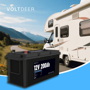 長サイクル寿命LiFePO4 12.8V 200Ah充電式バッテリーRV & ポータブル発電所IP65保護付き - Product Image 6