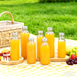 Botella de Vidrio Deportiva de 10oz, 14oz, 16oz para Kefir Casero, Agua, Té con Leche y Otras Bebidas, con Tapa de Acero Inoxidable - Product Image 3