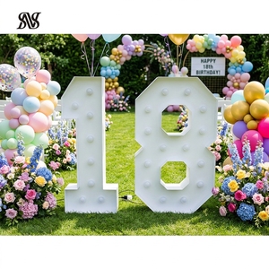Letras Decorativas de 2 pies / 4 pies para Bodas, Letras Grandes con Luces, Alfabeto Grande con Luces, Números Grandes con Luces - Product Image 2