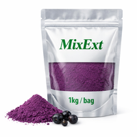 Poudre de baies de Maqui de qualité alimentaire, extrait soluble dans l'eau pour l'alimentation et les boissons, 98% de pureté, MOQ 1kg