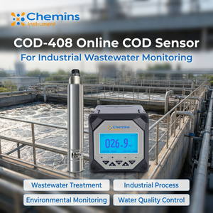 Sensor Analizador Digital en Línea para DQO (DQO Digital <span class=keywords><strong>Online</strong></span>) sin Reactivos, con Sonda <span class=keywords><strong>de</strong></span> Detección y Prueba UV254, Autolimpieza, RS485, 4-20mA, IP68, <span class=keywords><strong>de</strong></span> Alta Precisión - Product Image 1