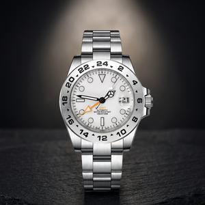 เคลือบ AR แซฟไฟร์ GMT NH34 โลโก้ S กลไก Seiko รุ่น Homage Diver 50 บาร์ ขอบเซรามิก สแตนเลสสตีล กันน้ำ กระจกคริสตัล - Product Image 3