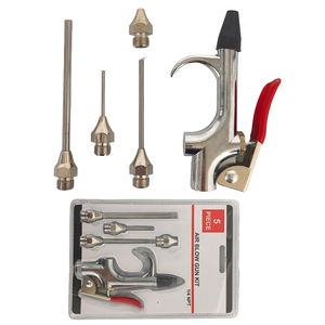 Juego de 5 Pistolas de Aire Comprimido de Alta Resistencia, Kit de Soplador de Polvo con Aguja de Inflado y Boquilla de Pulverización, Herramienta de Limpieza Industrial - Product Image 6