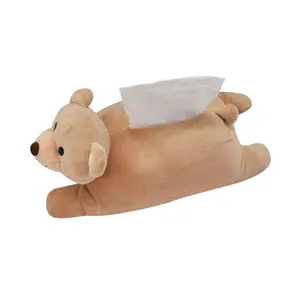 Jouet ours en peluche personnalisé Animal en peluche boîte de papier de soie souple couvercle amovible