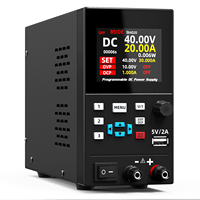 Fuente de Alimentación TTLTES de Alta Precisión, 30V 5A, Programable, Voltaje y Corriente Ajustables, Entrada AC-DC 220V, Funciones de Mantenimiento