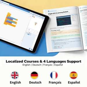 Kit de robot DIY STEM ESP32 pour l'apprentissage des projets de <span class=keywords><strong>programmation</strong></span> Scratch <span class=keywords><strong>Python</strong></span> open source pour les élèves des écoles européennes - Product Image 6