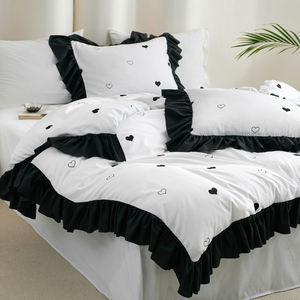 Polyester Thiết Kế Đặt Cược <span class=keywords><strong>Comforter</strong></span> Bộ 3 Mảnh Bộ Đồ Giường Máy Có Thể Giặt Bé <span class=keywords><strong>Comforter</strong></span> Đặt Sang Trọng Giường Bộ Đồ Giường - Product Image 2