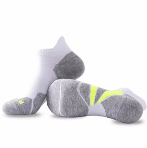 Wholesale Men's Ankle Low Cut Running <b>Socks</b> Cotton Blend Breathable Cushioned Athletic <b>Socks</b> with Sport - Product Image 2