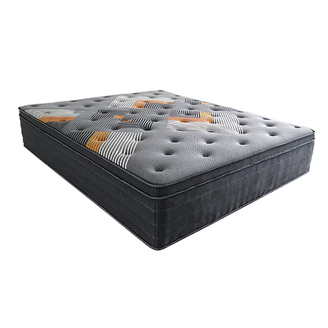 Matelas Queen Size en mousse à mémoire de forme en latex naturel pour hôtel de 8/10/12/14 pouces gel de sommeil enroulable matelas à ressorts ensachés dans une boîte