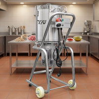 32L RVS Elektrische Commerciële Industriële Wortel-Kool-Vlees-Groente-Pulverisator Industriële Fruit-Groente Snijmachine