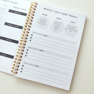 2024 2025 cá nhân kế hoạch tinh thần tùy chỉnh động lực tích cực chăm sóc sức khỏe tự chăm sóc Tạp Chí - Product Image 3