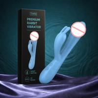 Vibromasseur en silicone liquide pour point G et clitoris, alimentation USB, 10 modes de vibration et chauffage, masseur sexuel provenant d'un sex-shop