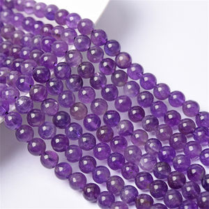 UJBOX Vente en gros <span class=keywords><strong>de</strong></span> perles rondes en <span class=keywords><strong>améthyste</strong></span> naturelle du Brésil, 6 mm/8 mm/10 mm, pour la fabrication <span class=keywords><strong>de</strong></span> bracelets, colliers et bijoux DIY - Product Image 6