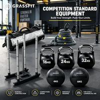 Équipement d'entraînement HRX : Traîneau en acier, Cordes de résistance, Kettlebells de compétition, Wall Ball, Sac de sable, Ensemble de poids officiel HRX