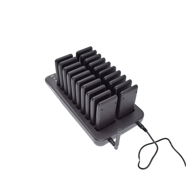 OEM Wireless Calling System Screen Pager Buzzers for Restaurant Cafe Beeper Service 800m Wireless Distance 20 Pagers Per Set