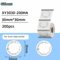 20-50Mm Gulungan Stiker Label Tiga Lapis Perekat Diri Tahan Air Tahan Air Kertas Pengganti Bebas BPA Label Portabel M110 M120 M220