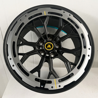 Jiangzao Vente chaude Jantes forgées sur mesure Aerodisc Aero Ring 2 pièces 17 18 19 20 21 22 23 24 pouces