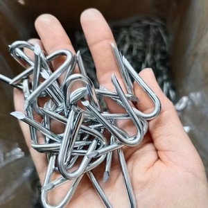 Agrafes de clôture galvanisées en forme de U pour clôtures en maille sécurisées, agrafes anti-rouille pour clôtures - Product Image 5