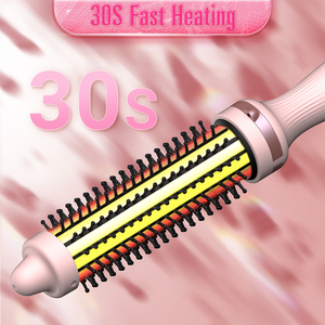 <span class=keywords><strong>Meilleure</strong></span> <span class=keywords><strong>brosse</strong></span> à cheveux électrique <span class=keywords><strong>ronde</strong></span> avec chauffage PTC, affichage de la température LCD, <span class=keywords><strong>brosse</strong></span> <span class=keywords><strong>chauffante</strong></span> à ions négatifs pour usage domestique - Product Image 4