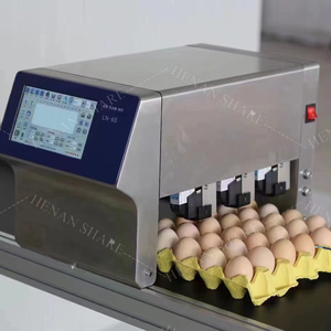 Trứng di động máy dập trứng khay máy in 6 đầu máy in phun coders trứng ngày máy in - Product Image 2