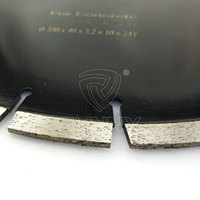 Lame de scie diamantée pour béton de 350 mm, segments soudés au laser pour la découpe de béton armé, sols et murs