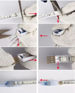 Hot Sale RGB light-emitting diode <b>strip</b> light 220V 60led/M flexible waterproof light - Product Image 3