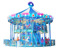 Double-decker sous-marin legend 38 places équipement de divertissement | Carrousel pour enfants | Carrousel cheval